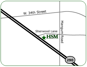 Map to Massage Therapy School in Houston